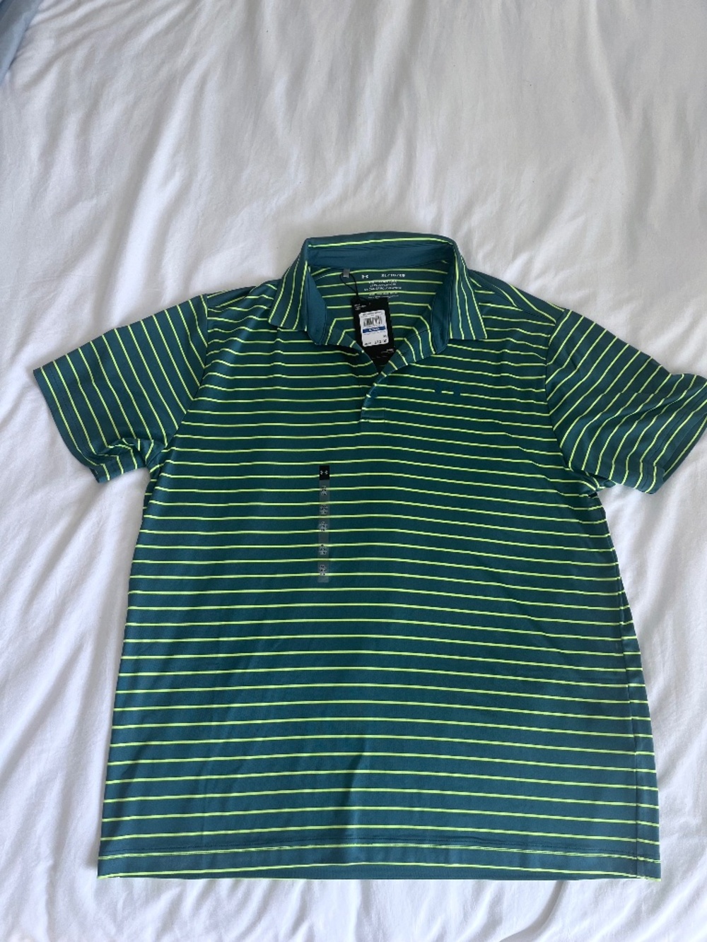 Under Armour Men's XL Striped Polo Short-Sleeve Shirt